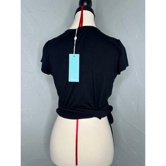 Shore Black Wrap T-Shirt - Picture 6 of 6